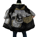Personalized Magpie Football Cloak Easter Egg Pattern Monochrome Tribal Dot Art Style
