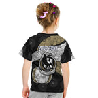 Personalized Magpie Football Kid T Shirt Easter Egg Pattern Monochrome Tribal Dot Art Style