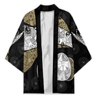 Personalized Magpie Football Kimono Easter Egg Pattern Monochrome Tribal Dot Art Style