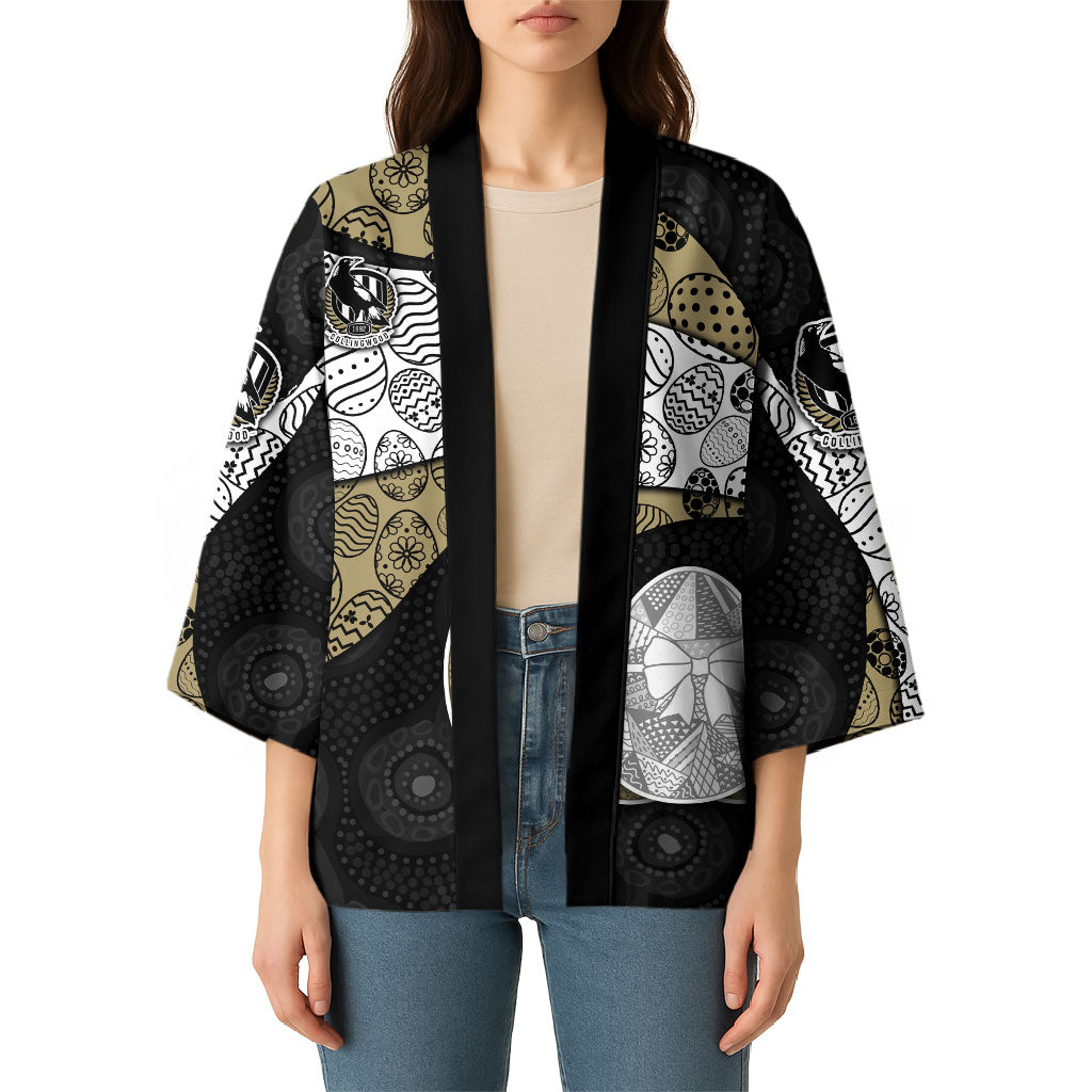 Personalized Magpie Football Kimono Easter Egg Pattern Monochrome Tribal Dot Art Style