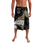 Personalized Magpie Football Lavalava Easter Egg Pattern Monochrome Tribal Dot Art Style