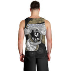 Personalized Magpie Football Men Tank Top Easter Egg Pattern Monochrome Tribal Dot Art Style