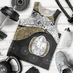 Personalized Magpie Football Men Tank Top Easter Egg Pattern Monochrome Tribal Dot Art Style