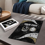 Personalized Magpie Football Puzzle Easter Egg Pattern Monochrome Tribal Dot Art Style