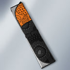 Personalized Giants Football Auto Sun Shade Easter Egg Pattern Orange Monochrome Tribal Dot Style
