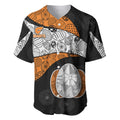 Personalized Giants Football Baseball Jersey Easter Egg Pattern Orange Monochrome Tribal Dot Style