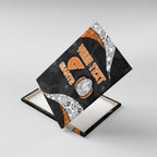 Personalized Giants Football Canvas Wall Art Easter Egg Pattern Orange Monochrome Tribal Dot Style