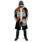 Personalized Giants Football Cloak Easter Egg Pattern Orange Monochrome Tribal Dot Style