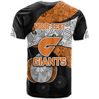 Personalized Giants Football T Shirt Easter Egg Pattern Orange Monochrome Tribal Dot Style