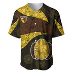 Personalized Hawks Football Baseball Jersey Easter Egg Pattern Brown Gold Tribal Dot Art Style