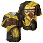 Personalized Hawks Football Baseball Jersey Easter Egg Pattern Brown Gold Tribal Dot Art Style