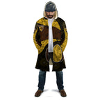 Personalized Hawks Football Cloak Easter Egg Pattern Brown Gold Tribal Dot Art Style