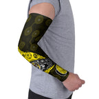 Personalized Richmond Football Arm Sleeves Easter Egg Pattern Yellow Black Tribal Dot Art Style