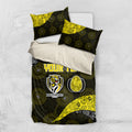 Personalized Richmond Football Bedding Set Easter Egg Pattern Yellow Black Tribal Dot Art Style