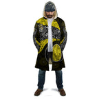 Personalized Richmond Football Cloak Easter Egg Pattern Yellow Black Tribal Dot Art Style