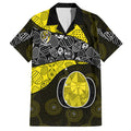 Personalized Richmond Football Hawaiian Shirt Easter Egg Pattern Yellow Black Tribal Dot Art Style