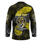 Personalized Richmond Football Hockey Jersey Easter Egg Pattern Yellow Black Tribal Dot Art Style