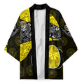 Personalized Richmond Football Kimono Easter Egg Pattern Yellow Black Tribal Dot Art Style