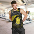 Personalized Richmond Football Men Tank Top Easter Egg Pattern Yellow Black Tribal Dot Art Style