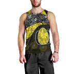 Personalized Richmond Football Men Tank Top Easter Egg Pattern Yellow Black Tribal Dot Art Style