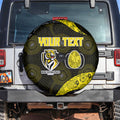 Personalized Richmond Football Spare Tire Cover Easter Egg Pattern Yellow Black Tribal Dot Art Style