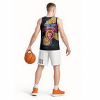Personalized Brisbane Lions Football Basketball Jersey Easter Egg Pattern Maroon Gold Tribal Dot Art Style