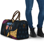Personalized Brisbane Lions Football Travel Bag Easter Egg Pattern Maroon Gold Tribal Dot Art Style