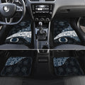 Personalized Carlton Football Car Mats Easter Egg Pattern Navy Monochrome Tribal Dot Style