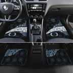 Personalized Carlton Football Car Mats Easter Egg Pattern Navy Monochrome Tribal Dot Style