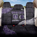 Personalized Fremantle Dockers Football Back Car Seat Cover Easter Egg Pattern Purple Monochrome Tribal Dot Style