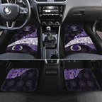 Personalized Fremantle Dockers Football Car Mats Easter Egg Pattern Purple Monochrome Tribal Dot Style