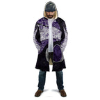 Personalized Fremantle Dockers Football Cloak Easter Egg Pattern Purple Monochrome Tribal Dot Style