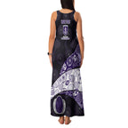 Personalized Fremantle Dockers Football Family Matching Tank Maxi Dress and Hawaiian Shirt Easter Egg Pattern Purple Monochrome Tribal Dot Style