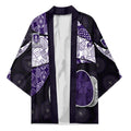 Personalized Fremantle Dockers Football Kimono Easter Egg Pattern Purple Monochrome Tribal Dot Style