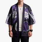 Personalized Fremantle Dockers Football Kimono Easter Egg Pattern Purple Monochrome Tribal Dot Style