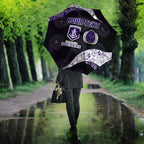 Personalized Fremantle Dockers Football Umbrella Easter Egg Pattern Purple Monochrome Tribal Dot Style