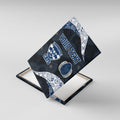 Personalized Geelong Cats Football Canvas Wall Art Easter Egg Pattern Blue Monochrome Tribal Dot Style