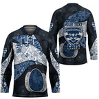 Personalized Geelong Cats Football Hockey Jersey Easter Egg Pattern Blue Monochrome Tribal Dot Style