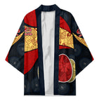 Personalized Suns Football Kimono Easter Egg Pattern Red Yellow Tribal Dot Art Style