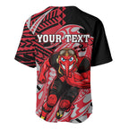 Personalized Essendon Bombers Baseball Jersey Polynesian Tribal Bomber Pilot Mascot With Hibiscus Floral Art