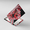 Personalized Essendon Bombers Canvas Wall Art Polynesian Tribal Bomber Pilot Mascot With Hibiscus Floral Art
