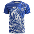 Personalized North Melbourne Kangaroos T Shirt Polynesian Tribal Kangaroo Mascot With Hibiscus Floral Art