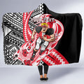Personalized St Kilda Saints Hooded Blanket Polynesian Tribal Saint Mascot With Hibiscus Floral Art