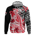 Personalized St Kilda Saints Hoodie Polynesian Tribal Saint Mascot With Hibiscus Floral Art