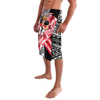 Personalized St Kilda Saints Lavalava Polynesian Tribal Saint Mascot With Hibiscus Floral Art