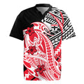 Personalized St Kilda Saints Rugby Jersey Polynesian Tribal Saint Mascot With Hibiscus Floral Art