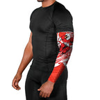 Personalized Sydney Swans Arm Sleeves Polynesian Tribal Swan Mascot With Hibiscus Floral Art