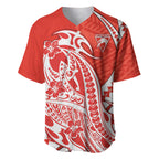 Personalized Sydney Swans Baseball Jersey Polynesian Tribal Swan Mascot With Hibiscus Floral Art