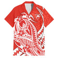 Personalized Sydney Swans Family Matching Puletasi and Hawaiian Shirt Polynesian Tribal Swan Mascot With Hibiscus Floral Art
