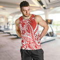 Personalized Sydney Swans Men Tank Top Polynesian Tribal Swan Mascot With Hibiscus Floral Art